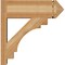 Ekena Millwork Merced Rough Sawn Arts and Crafts Outlooker, Western Red Cedar, 8"W x 22"D x 22"H OUT08X22X22MRC03RWR - alternate 4